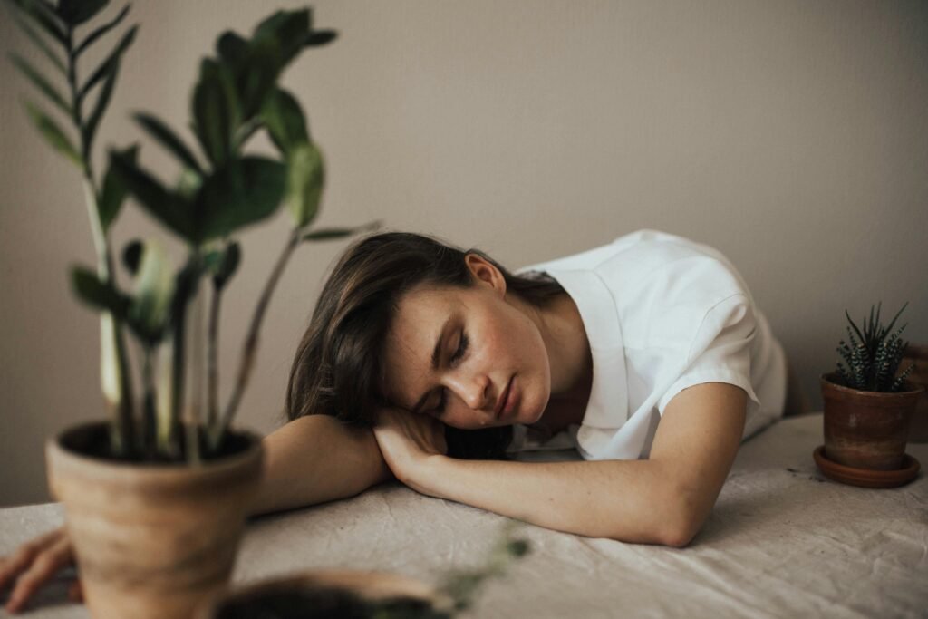 Tired woman Tired woman